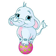 Detský obraz Slon zs4603